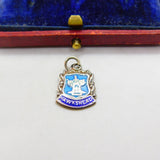 Sterling Silver and Enamel Hawkshead Travel Shield Charm Pendant Vintage c1970