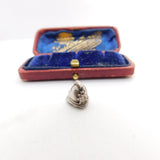 Sterling Silver Custodian Helmet Charm Pendant Vintage c1970