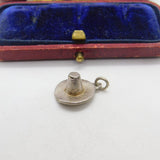 Sterling Silver Mexican Sombrero Charm Pendant Vintage c1970
