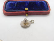 Sterling Silver Mexican Sombrero Charm Pendant Vintage c1970