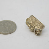Sterling Silver Film Camera Charm Pendant Vintage c1970