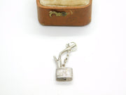 Sterling Silver Fire Lighter Charm Pendant Vintage c1970