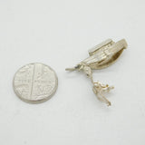 Sterling Silver Noah's Arc Opening Nuvo Charm Pendant Vintage c1970