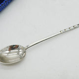 Boxed Set of Sterling Silver Arrow Pattern Teaspoons Antique 1938 Sheffield