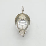 George III Sterling Silver Beaded Edge Sauce Boat Antique 1784 London