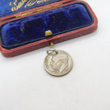 Sterling Silver Authentic American One Dime Charm Pendant 1984