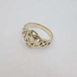 Sterling Silver Kit Heath Celtic Knot Studio Dress Ring Modern c1990 Size N