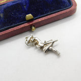 Sterling Silver Cavalier Soldier Charm Pendant Vintage c1970
