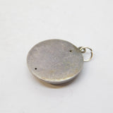 Victorian Sterling Silver Aesthetic Form Target Pendant Antique c1880