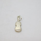 Sterling Silver Cello Or Double Bass Music Interest Charm Pendant Vintage c1970
