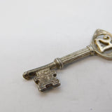 Sterling Silver 21st Birthday Key Charm Pendant Vintage c1970