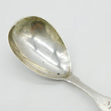George III Sterling Silver Fiddle Pattern Tea Caddy Spoon Antique 1820 London