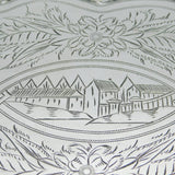 19th Century Russian .84 Silver Card or Drinks Tray Antique 1895 Moscow