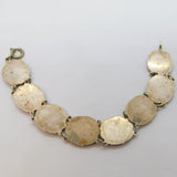 Silver Plated Germany Town/City Shield Panel Souvenir Bracelet Antique c1930's