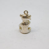 Sterling Silver Bear With Honey Pot Charm Pendant Vintage c1970