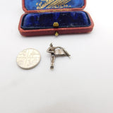 Sterling Silver Matador Charm Pendant Vintage c1970