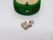 Sterling Silver Squirrel Charm Pendant Vintage c1970