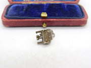 Sterling Silver Grand Piano Charm Pendant Vintage c1970