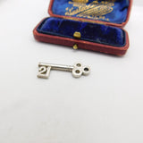 Sterling Silver 21st Birthday Commemorative Key Charm Pendant Vintage c1970
