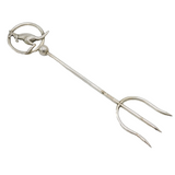 20th Century Australian Silver Plated Kangaroo Cake Fork Antique c1920s
