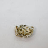 Sterling Silver Theatre Mask Charm Pendant Vintage c1970