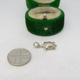 Sterling Silver Tortoise Charm Pendant Vintage c1970