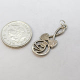 Sterling Silver Rennie Mackintosh Charm Pendant Vintage c1970s