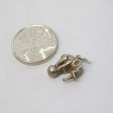 Sterling Silver Circus Elephant Charm Pendant Vintage c1970