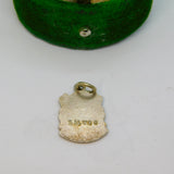 Sterling Silver 'Canterbury' Shield Travel Souvenir Charm Pendant Vintage c1970