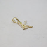 Sterling Silver Single Moissanite Set "K" Initial Pendant Vintage c1970