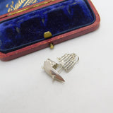 Sterling Silver Junk Boat Charm Pendant Vintage c1970