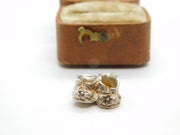 Sterling Silver Little Booties Charm Pendant Vintage c1970
