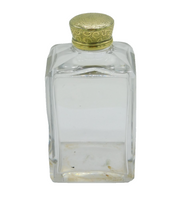 William IV Sterling Silver Gilt & Cut Glass Scent Bottle Antique 1831 London