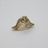 Sterling Silver Admiral's Hat Maritime Navy Charm Pendant Vintage c1970s