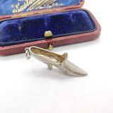 Sterling Silver Ladies Stiletto Charm Pendant Vintage c1970