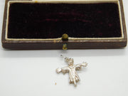 Sterling Silver Mr Scarecrow Charm Pendant Vintage c1970
