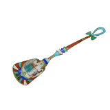 20th Century Egyptian .800 Silver & Enamel Souvenir Spoon Antique c1930s