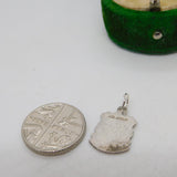 Sterling Silver Enamel Wales Shield Charm Pendant Vintage c1970