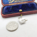 Sterling Silver College Mortar Board Charm Pendant Vintage c1970