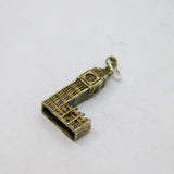 Sterling Silver Big Ben Charm Pendant Vintage c1970
