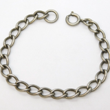Sterling Silver Curb Link Bracelet Vintage c1960 18cm Length