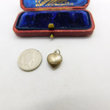 Sterling Silver Essential Heart Charm Pendant Vintage c1970