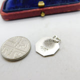 Sterling Silver St Christopher Charm Pendant Vintage c1970