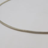 Sterling Silver 2mm Wide Snake Chain Necklace 46cm/18" Vintage c2000