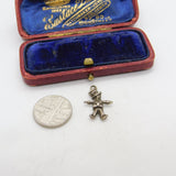 Sterling Silver Little Scarecrow Charm Pendant Vintage c1970