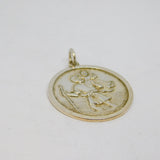 Sterling Silver St Christopher Travel Charm Pendant Vintage c1970