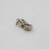 Sterling Silver William Shakespeare Bust Form Charm Pendant Vintage c1970s
