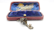 Sterling Silver Couple in the Church Opening Charm Pendant Vintage c1970