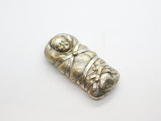 Victorian Austrian Silver Plated Baby in the Basket Novelty Vesta Case c1860