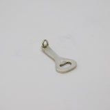 Sterling Silver Bottle Opener Charm Pendant Vintage c1970